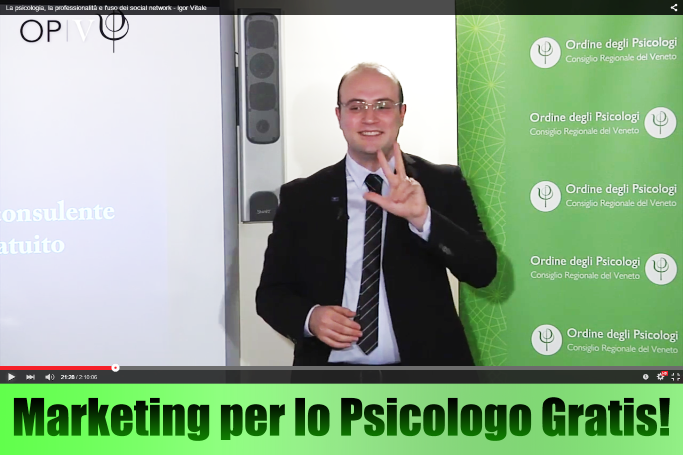 marketing per psicologi corso gratuito igor vitale