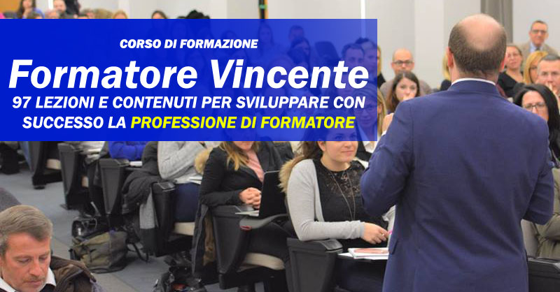 corso formatore vincente igor vitale formazione formatori