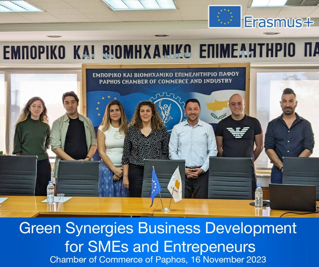 green synergy progetto erasmus piccole e medie imprese Cipro Igor vitale